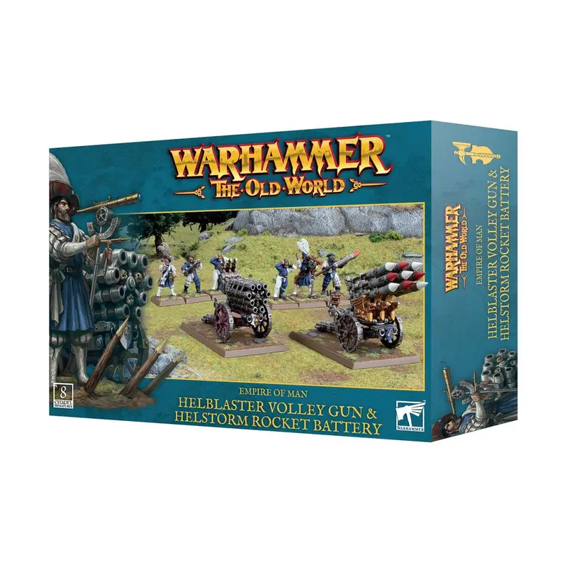 Warhammer The Old World - Empire of Man: Helblaster Volley Gun & Helstorm Rocket Battery