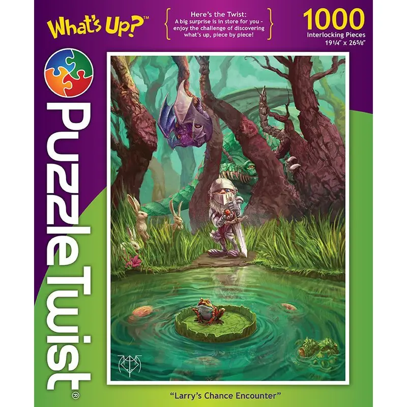 Puzzle Twist What's Up? 1000 Piece Larry's Chance Encounter