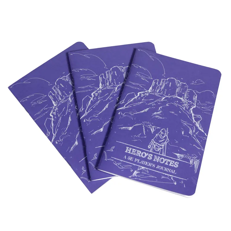 Dungeon Notes: A 5E Player's Journal - Blue (3 Pack)