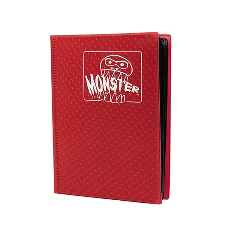 Monster Binder: Holofoil Portfolio - Red (4 Pocket / Holds 160)