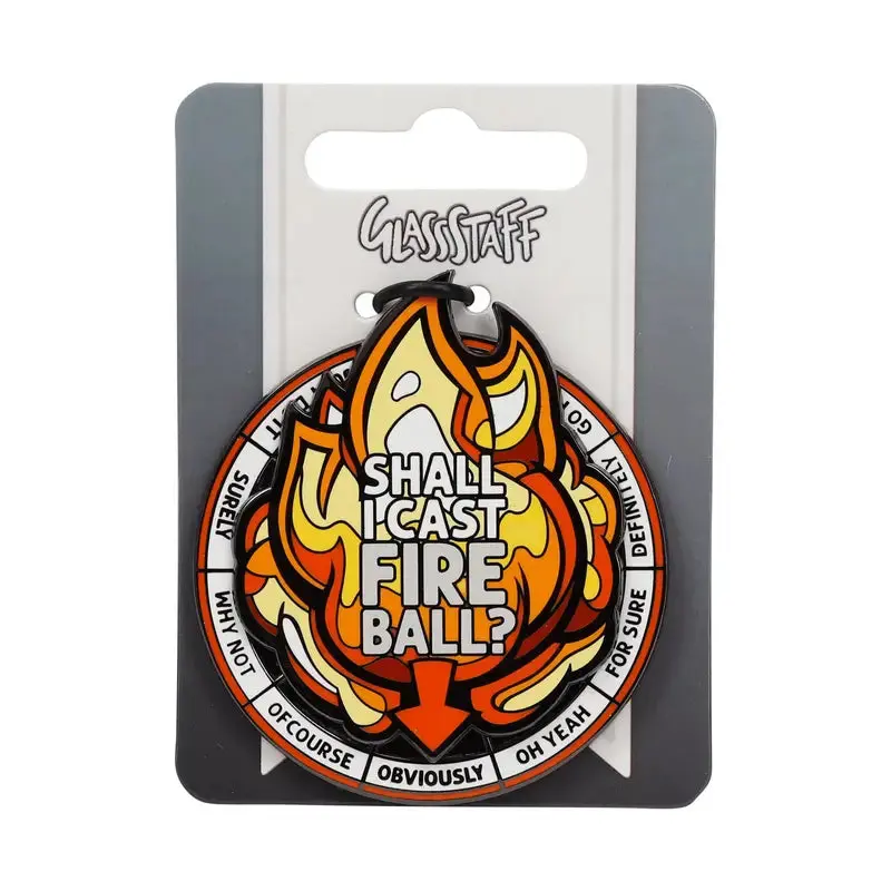 Spinner Pin - Shall I Cast Fireball?