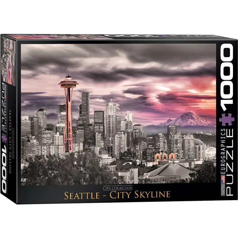 Seattle City Skyline 1000pc Puzzle
