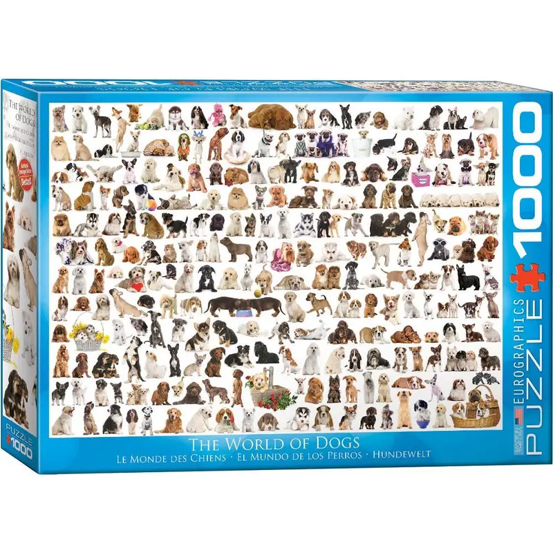 The World of Dogs 1000pc Puzzle