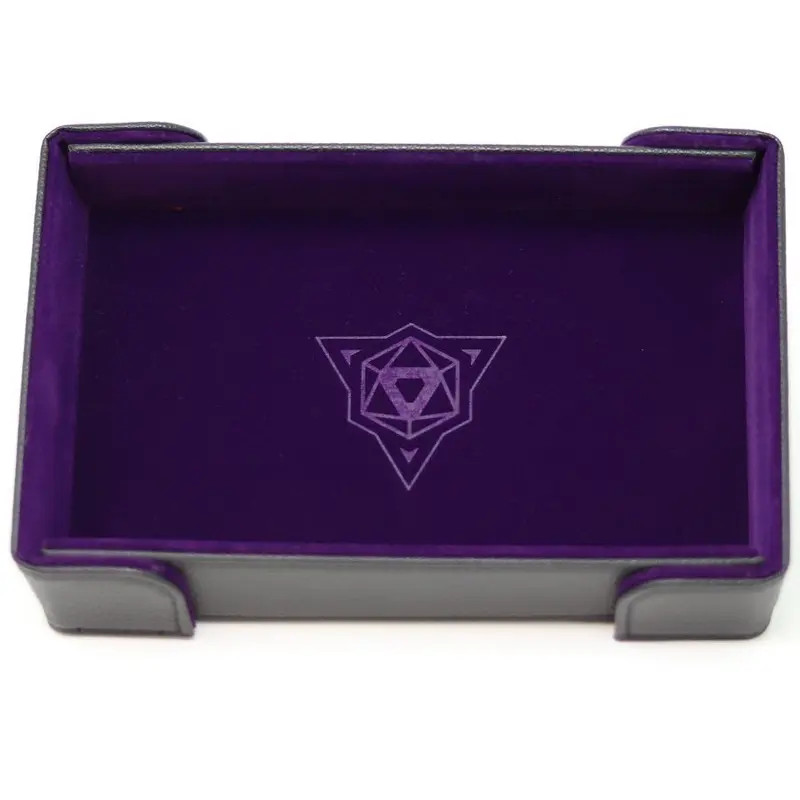 Die Hard Dice Magnetic Rectangle Dice Tray w/ Purple Velvet