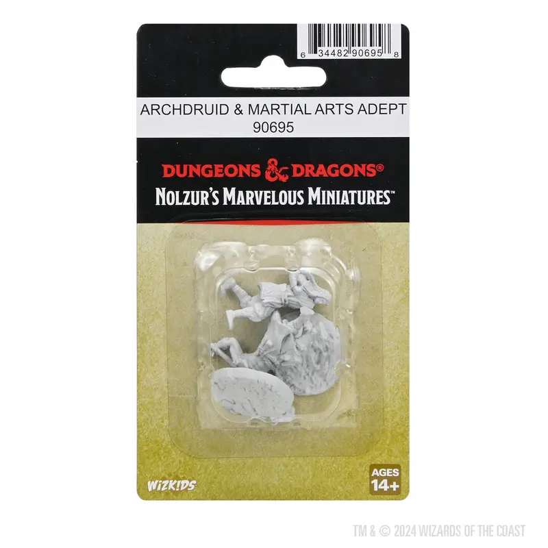 D&D Nolzur's Marvelous Miniatures: Archdruid & Martial Arts Adept