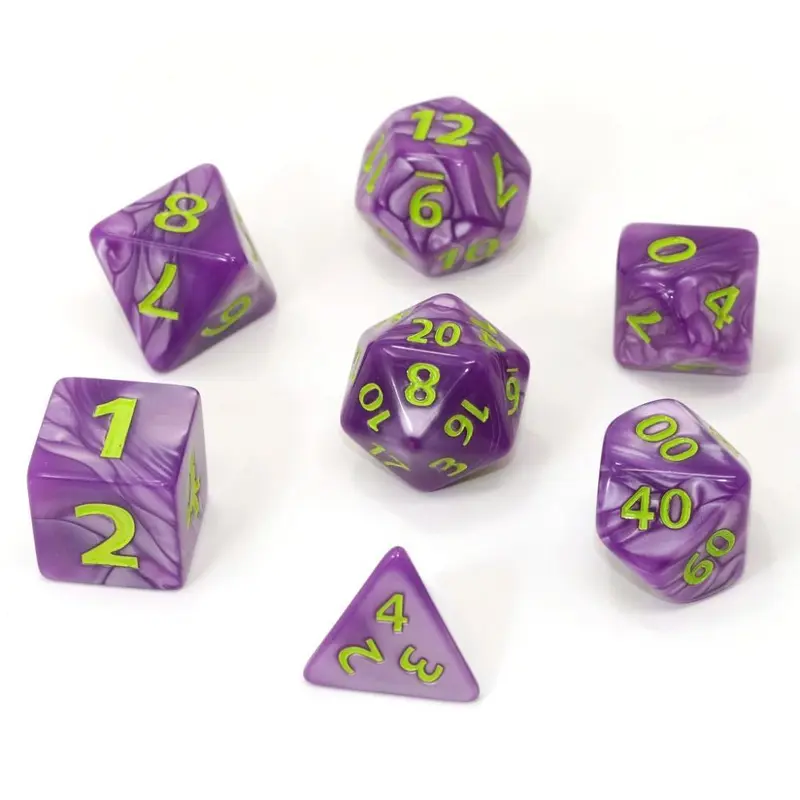 Die Hard Dice 7ct Mega Dice - Purple Trickster