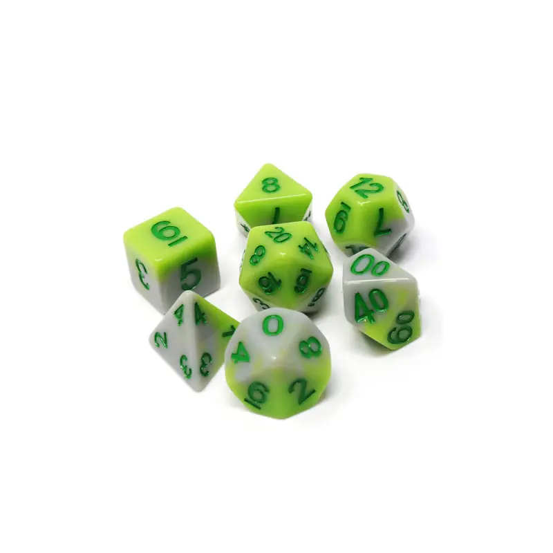 Die Hard Dice 7pc RPG Set - Spring Sprout