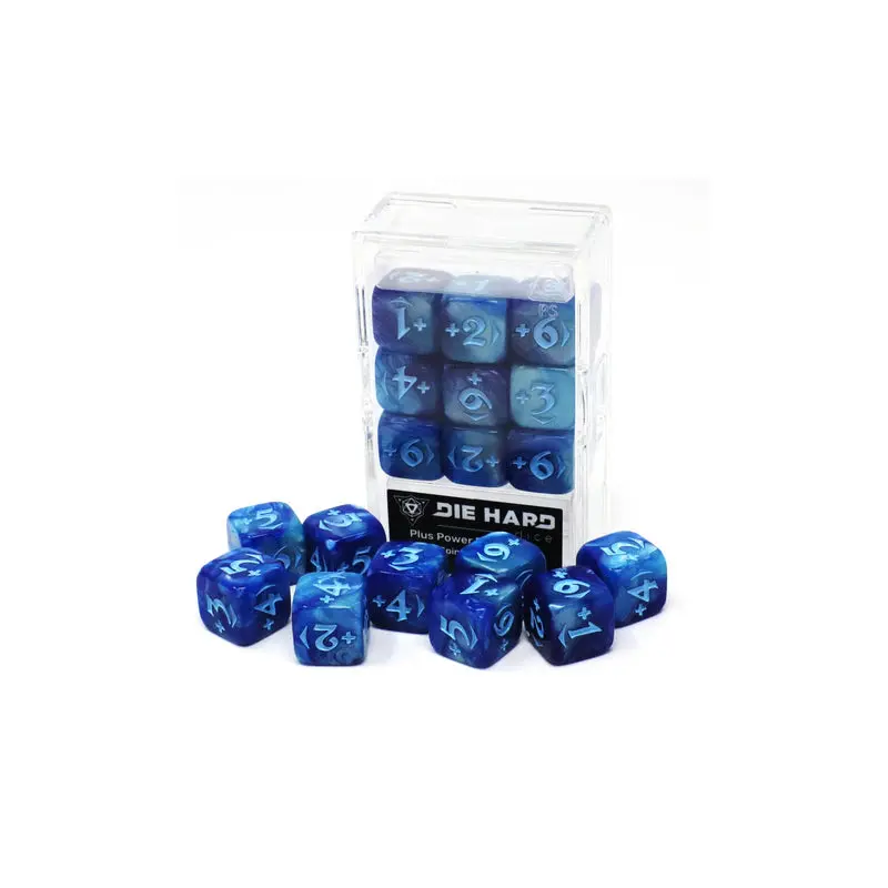 Die Hard Dice 9ct MTG Spindown Counters - Plus Power Pack Blue