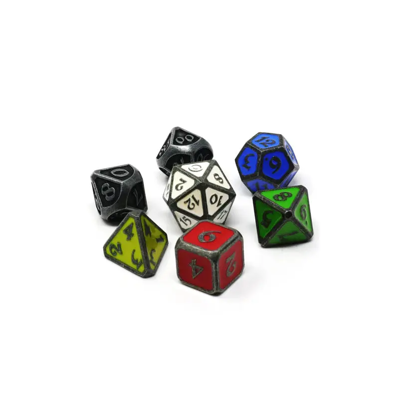 Die Hard Dice 7pc RPG Set - Iron Legacy - Lost Odyssey x Die Hard Dice