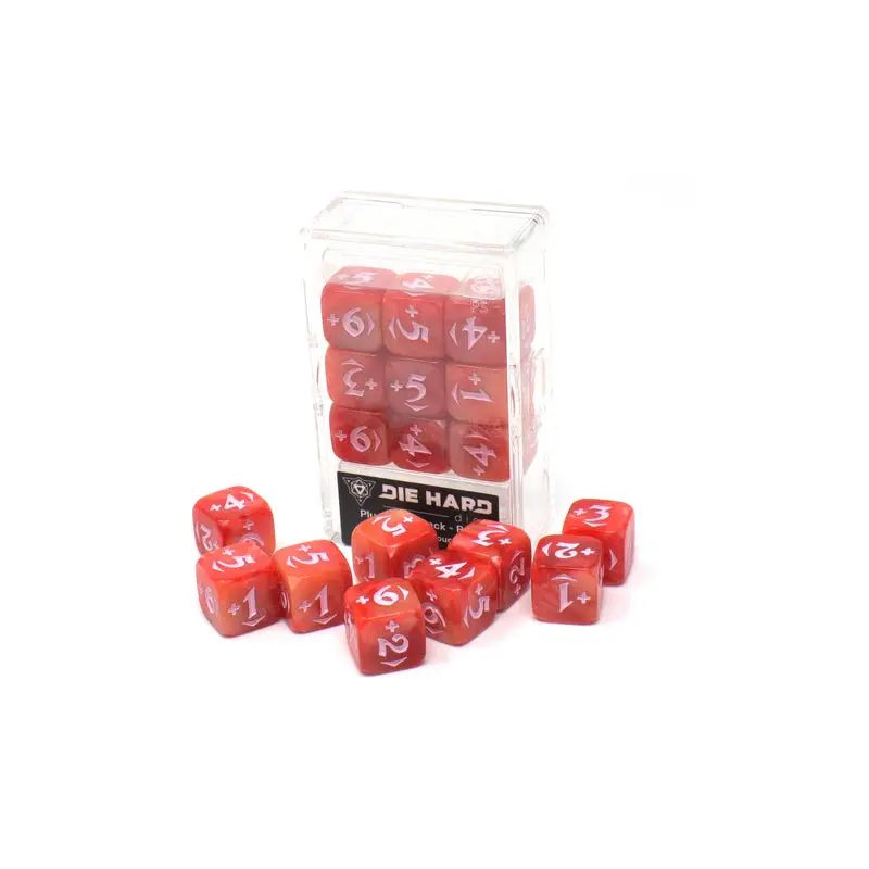 Die Hard Dice 9ct MTG Spindown Counters - Plus Power Pack Red
