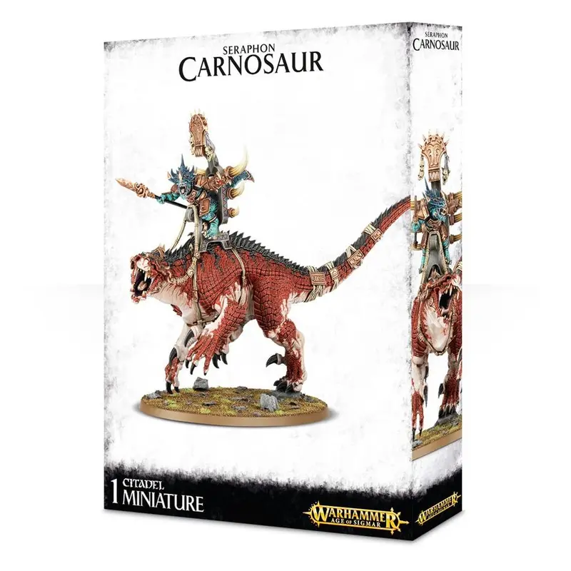Age of Sigmar Seraphon: Carnosaur (Saurus Scar-Veteran on Carnosaur)