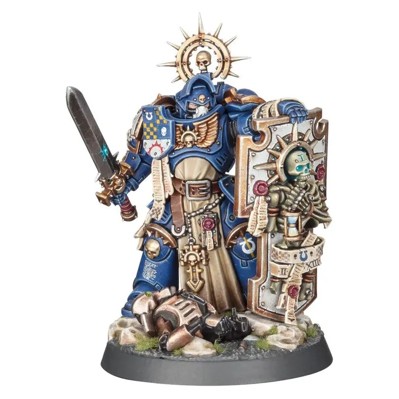 Warhammer 40K Space Marines: Captain with Storm Shield (Relic Shield)