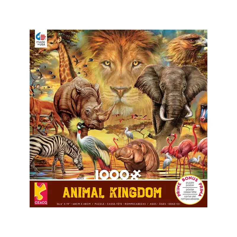 Animal Kingdom Savannah 1000pc Puzzle