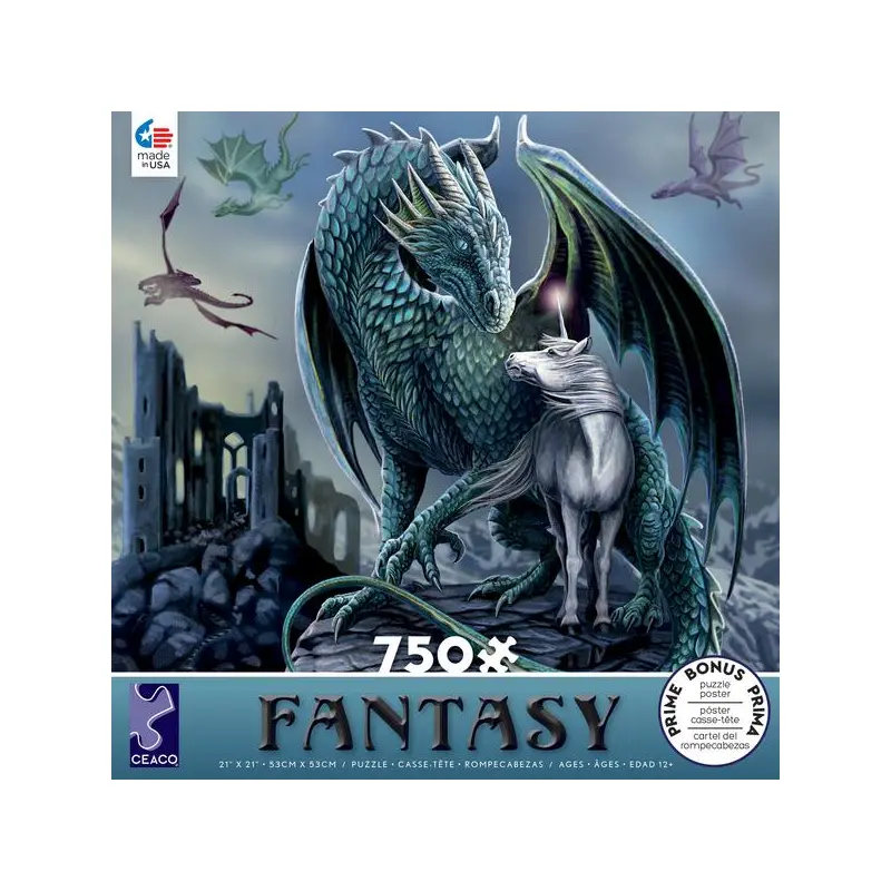 Fantasy Dragon 750pc Puzzle
