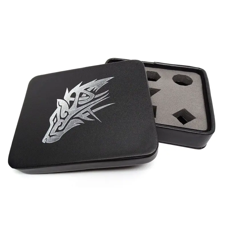 Easy Roller Leather Dice Case - Wolf
