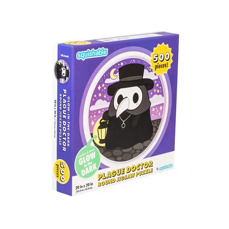 Squishables Plague Doctor 500pc Round Jigsaw Puzzle