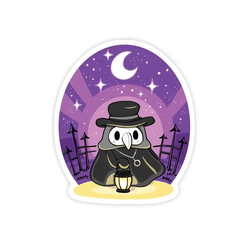 3" Plague Doctor Gate Sticker