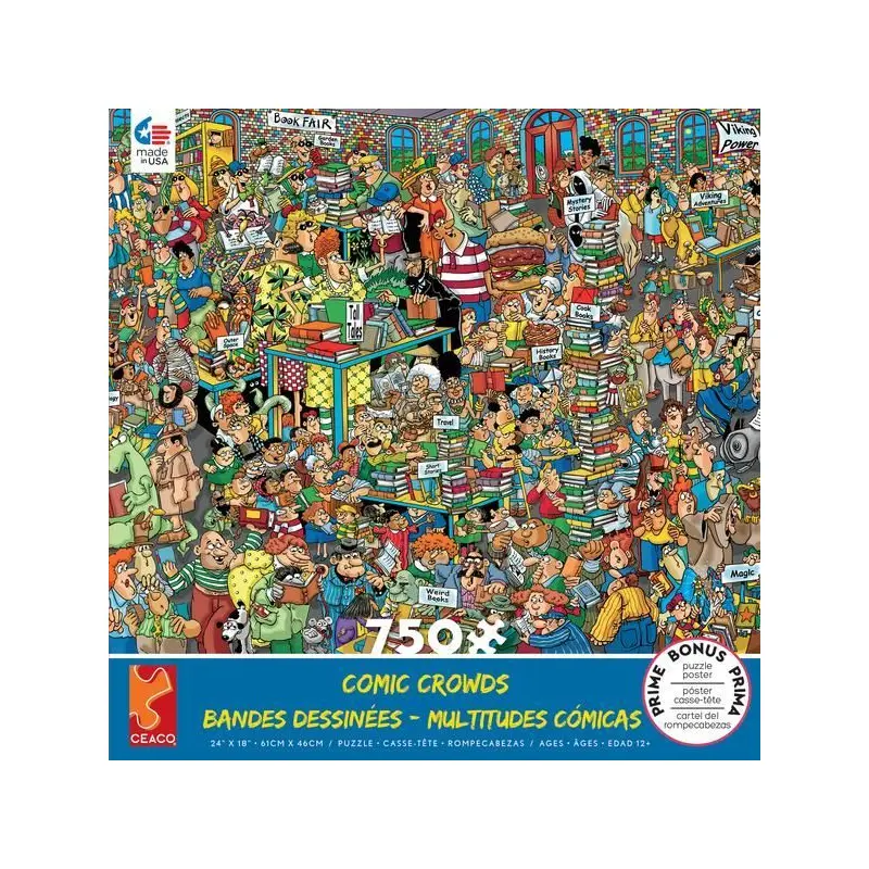 Comic Crowds Book Fair 750pc