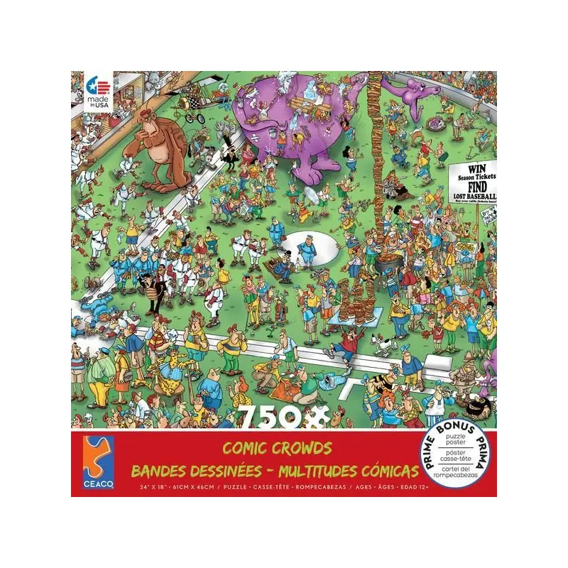 Comic Crowds Lost Ball 750pc