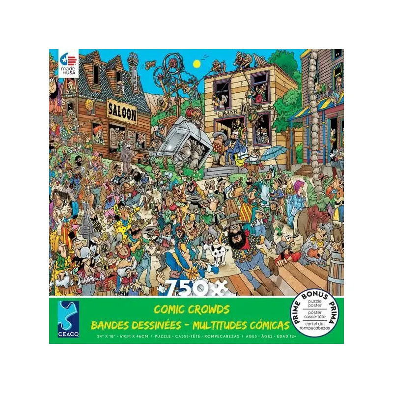Comic Crowds Ol' West 750pc