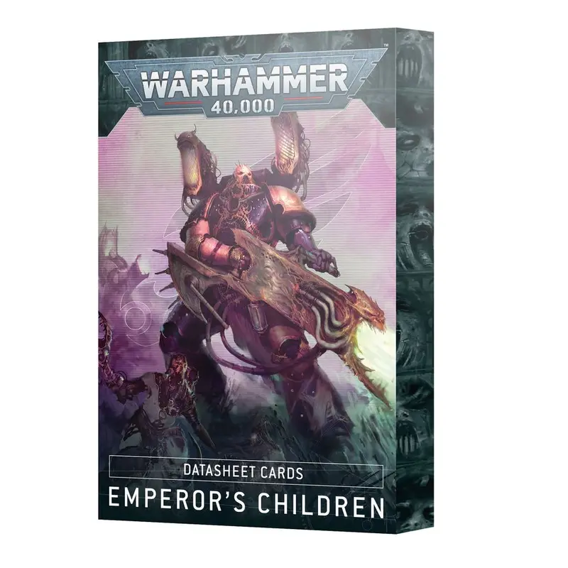 Warhammer 40K Emperor's Children: Datasheet Cards