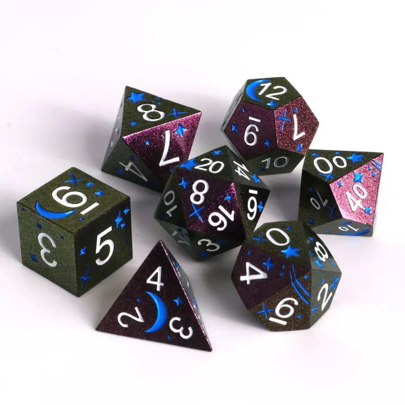 Die Hard Dice 7pc RPG Set - Nightsky Iridescent