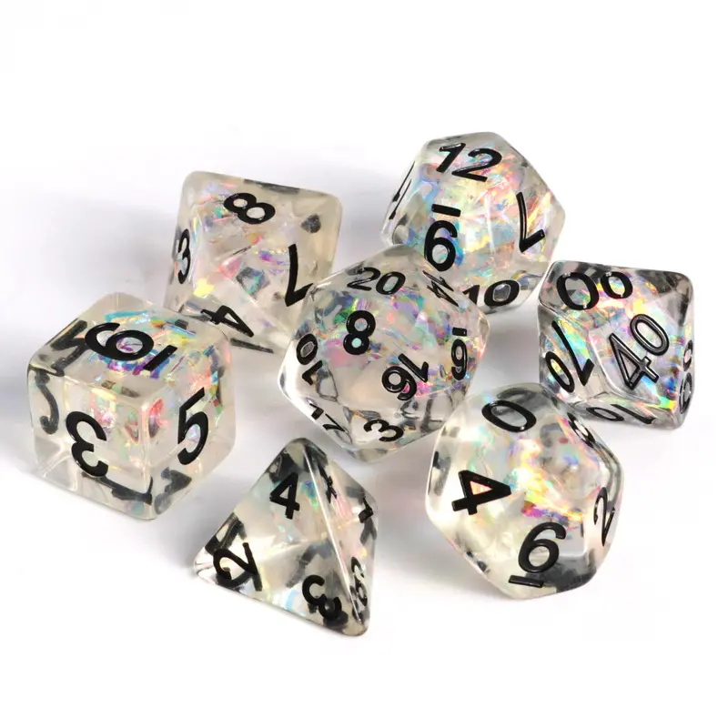 Die Hard Dice 7pc RPG Set - Sheer Frost