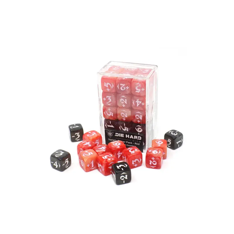 Die Hard Dice 30ct MTG Spindown Counters - Variety Power Pack Red