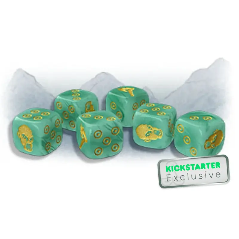 Zombicide: White Death - Jade Dice