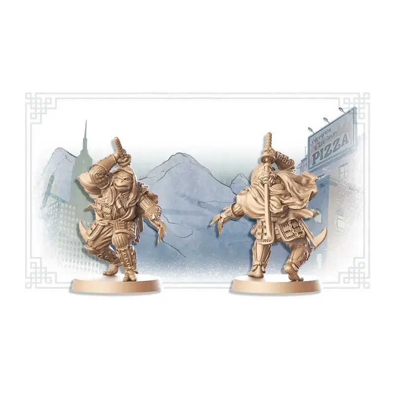 Zombicide: White Death - Jennika & Plastic Pizza Tokens