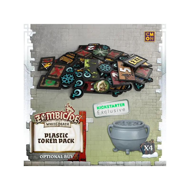 Zombicide: White Death - Plastic Token Pack