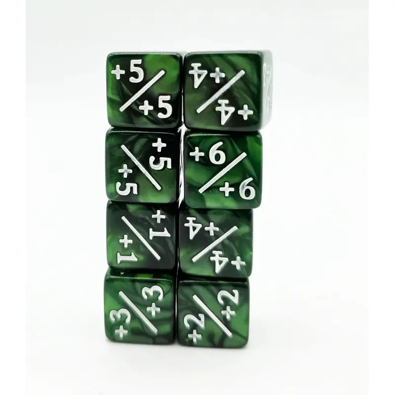 Pearl Green +1/+1 Counters Set of 8