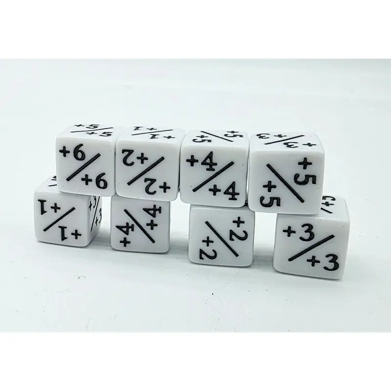 White +1/+1 Counters Set of 8