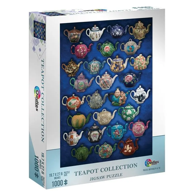 Teapot Collection 1000pc Puzzle