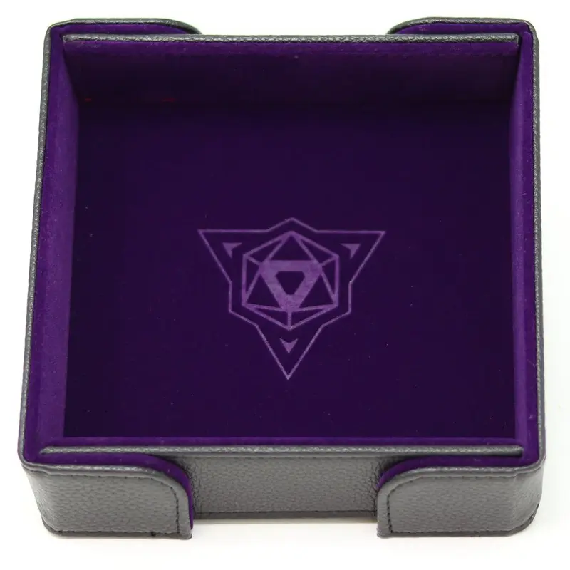 Dice Tray Purple Square Magnet
