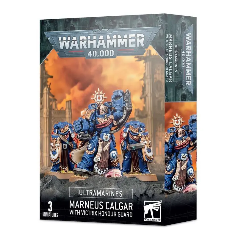 Warhammer 40K Ultramarines: Marneus Calgar with Victrix Honour Guard
