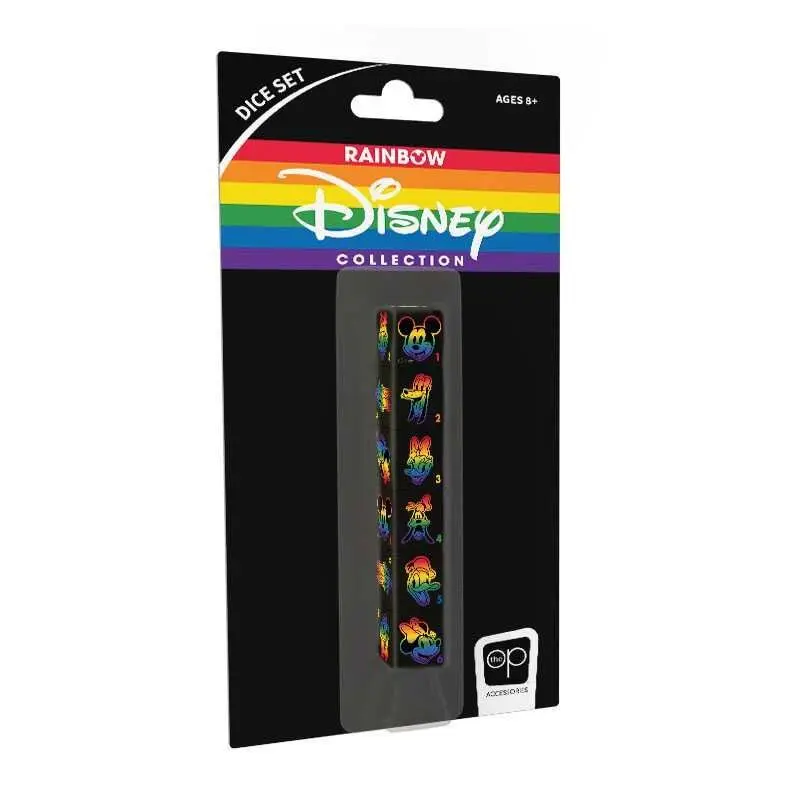 Disney Rainbow 6ct D6 Dice Set