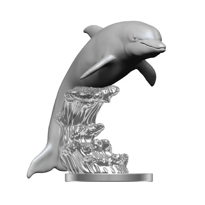 WizKids Deep Cuts Unpainted Miniatures Dolphins (90270)