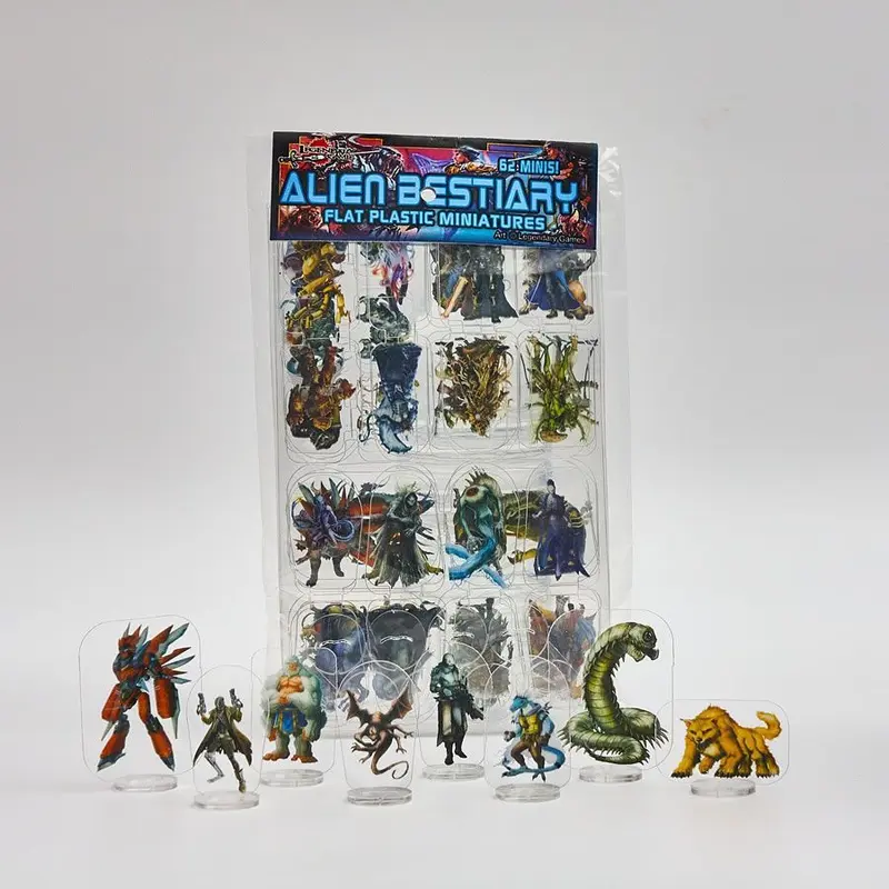 Flat Plastic Miniatures: Alien Bestiary