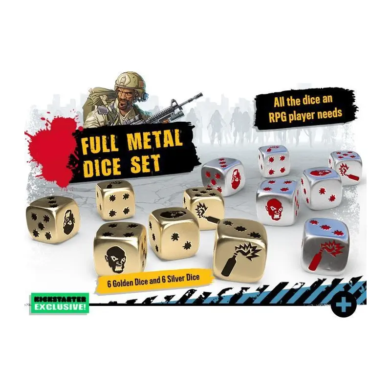 Zombicide 2e Full Metal Dice