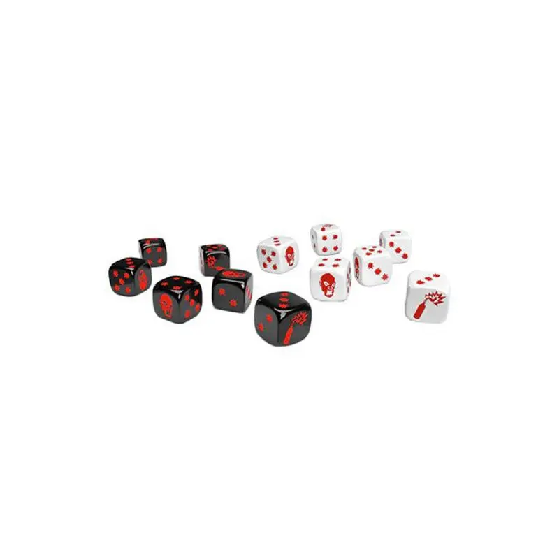 Zombicide 2e Special Black & White Dice