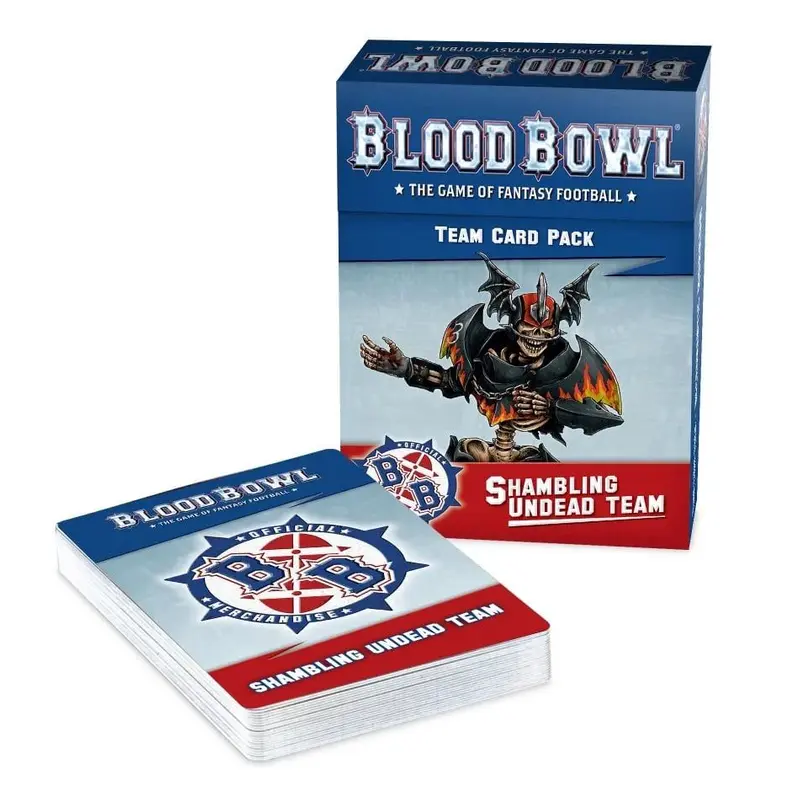 Blood Bowl Shambling Undead Team Cards