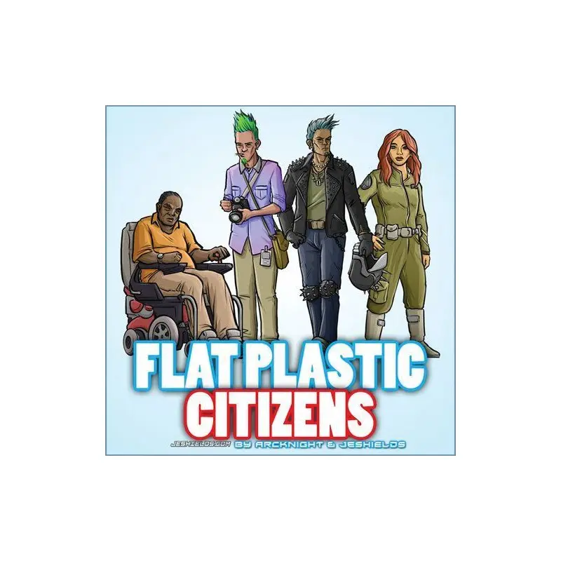 Flat Plastic Miniatures Civilians