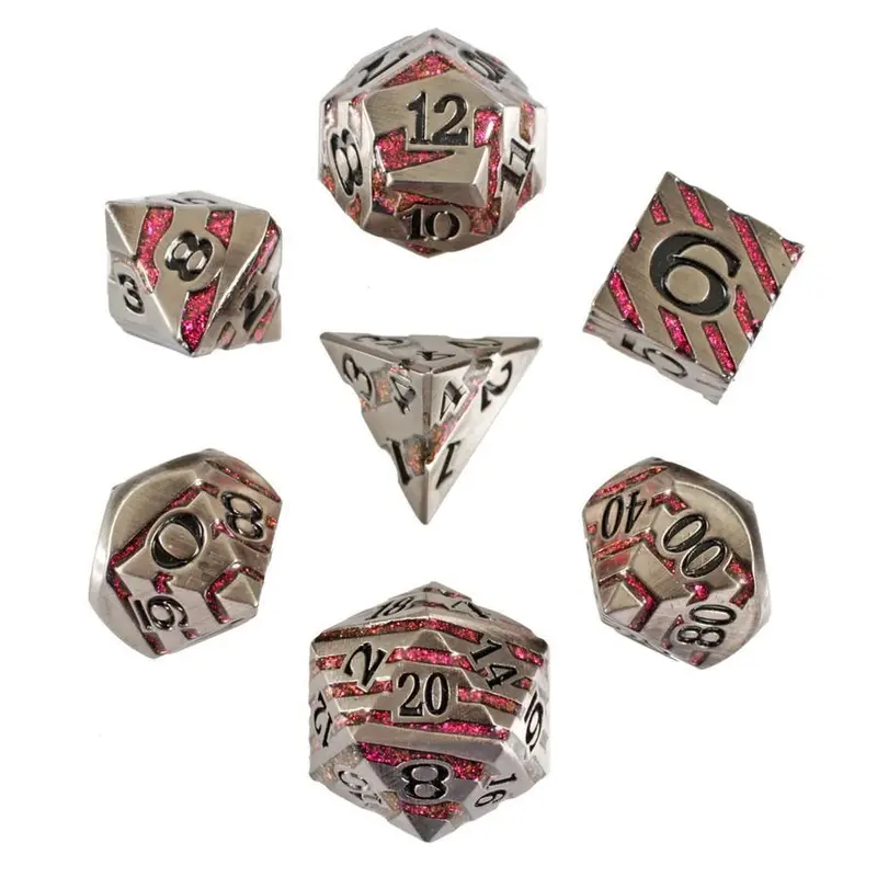 Molten Ore Set of 7 Metal Dice