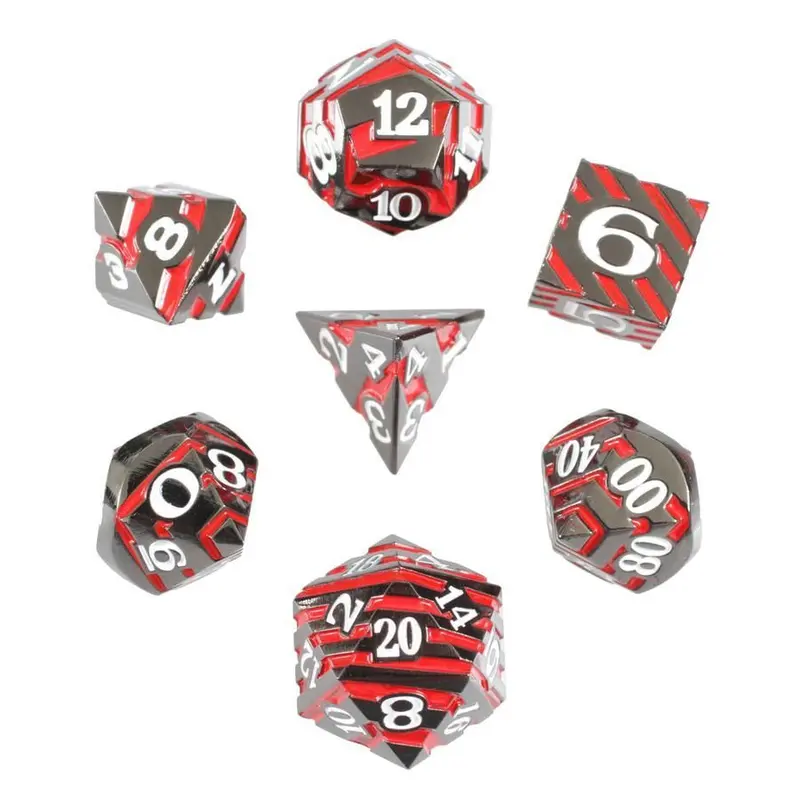 Rage Forged Set of 7 Metal Dice