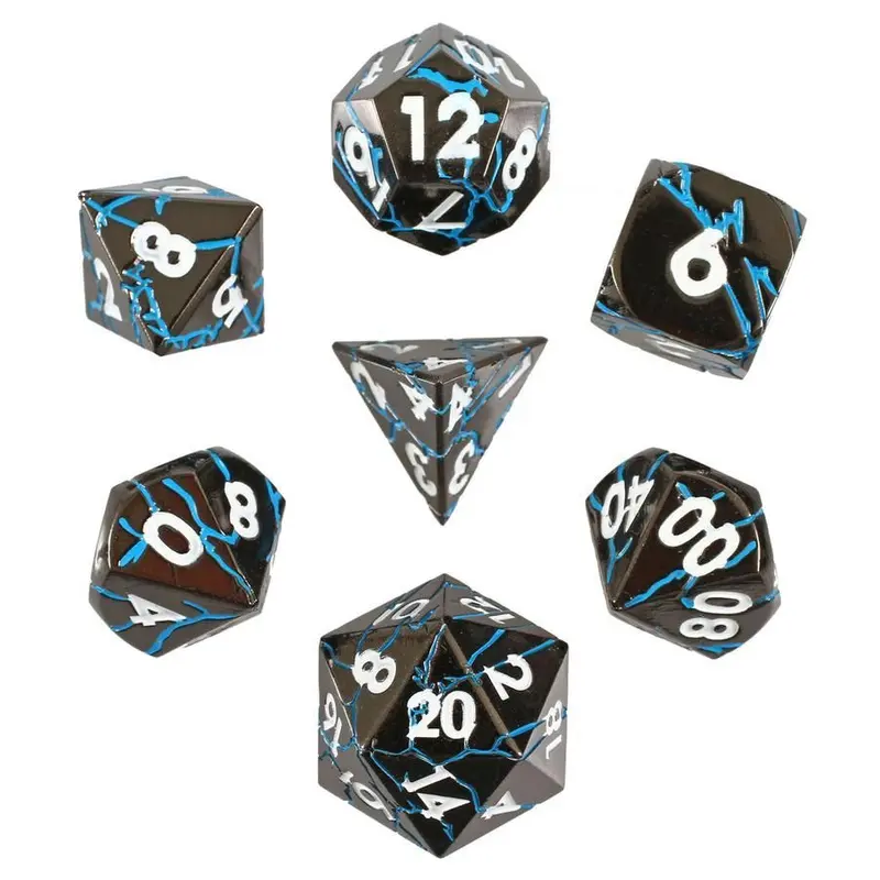 Tempest Magus Set of 7 Metal Dice