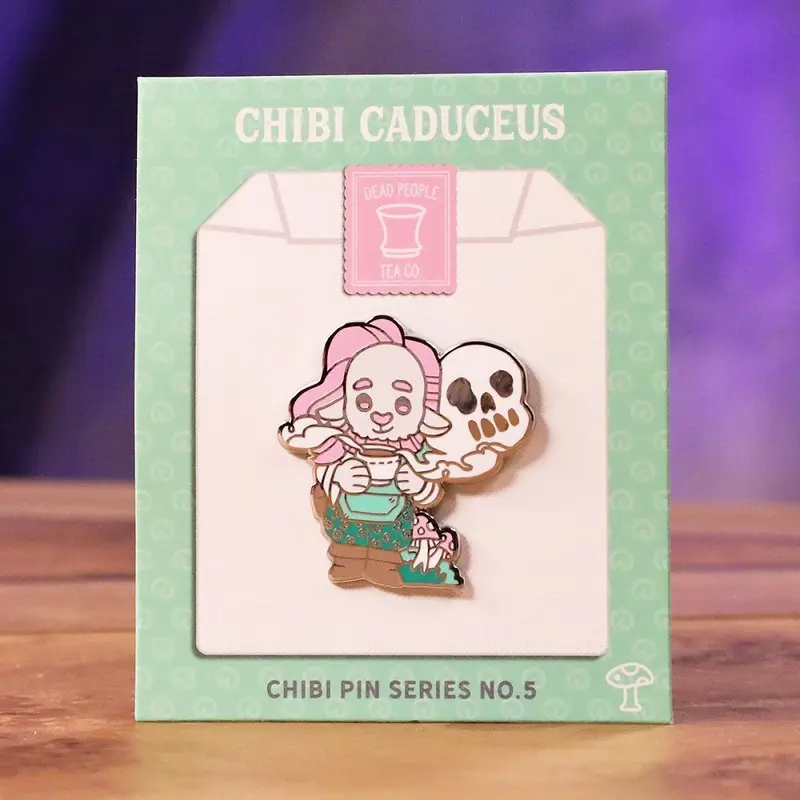 Critical Role Caduceus Chibi Pin