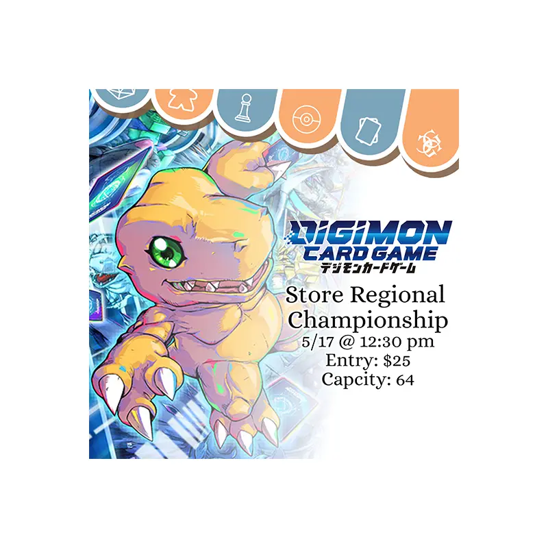 Digimon Store Regional I May 17th