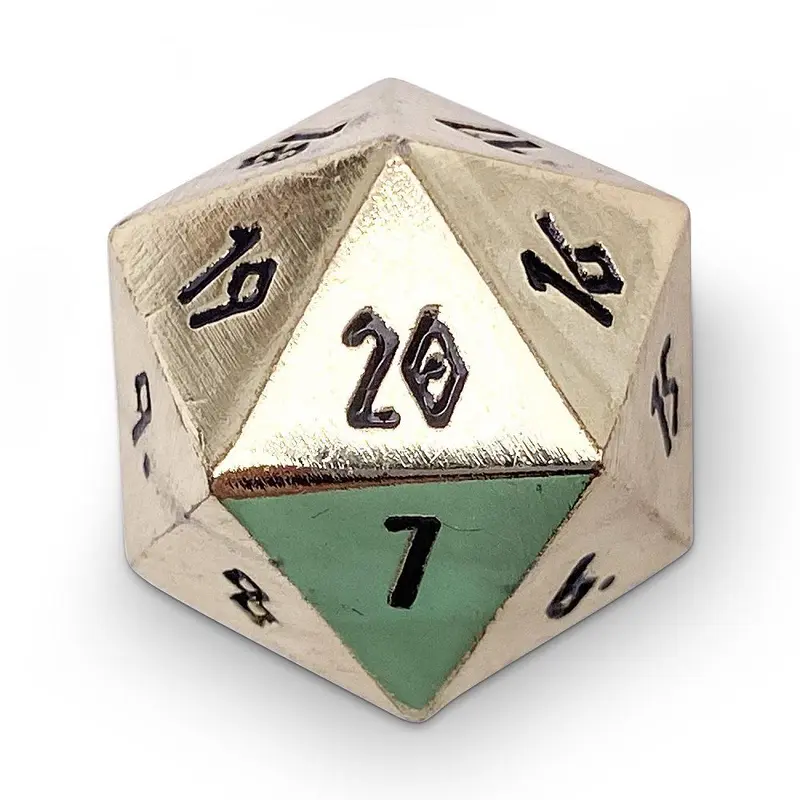Norse Foundry Metal Countdown D20 Dead Man's Gold