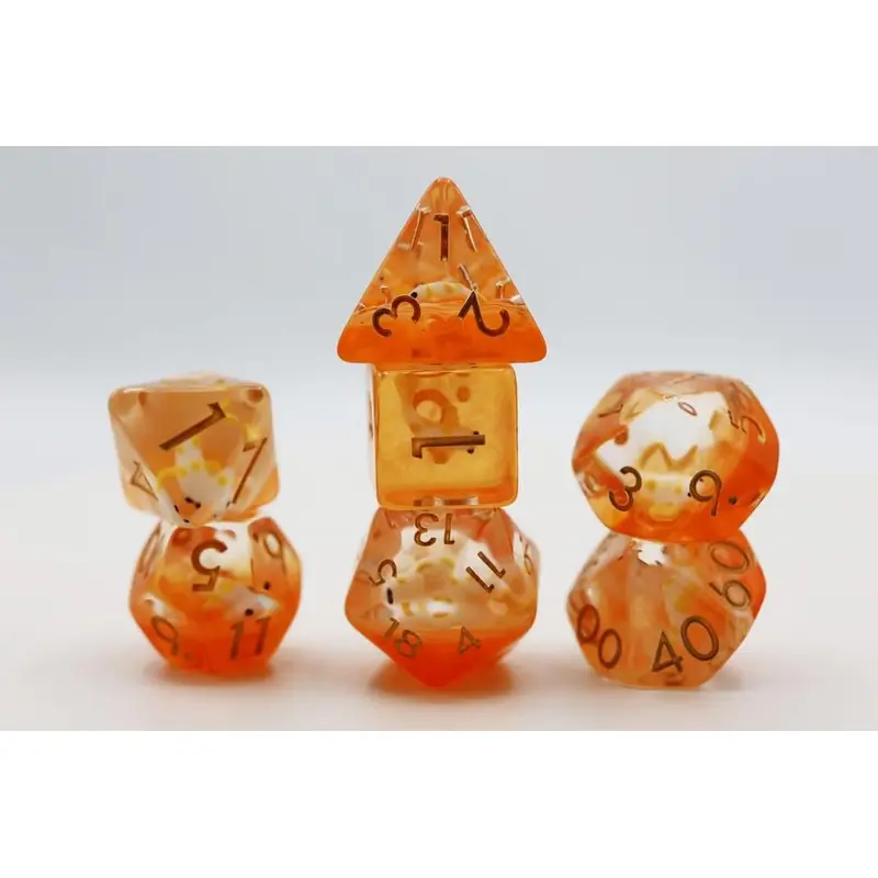 7ct Golden Koi Fish Dice Set